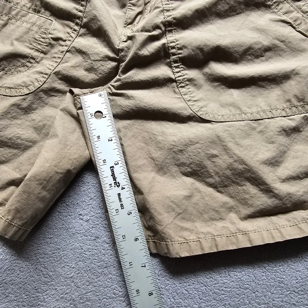 Tommy Hilfiger Cargo Shorts Womens 2 Tan Khaki Cotton Utility Casual HMN-REG